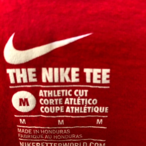 Nike Red Patriot’s long sleeve Tee Shirt - Picture 2 of 2